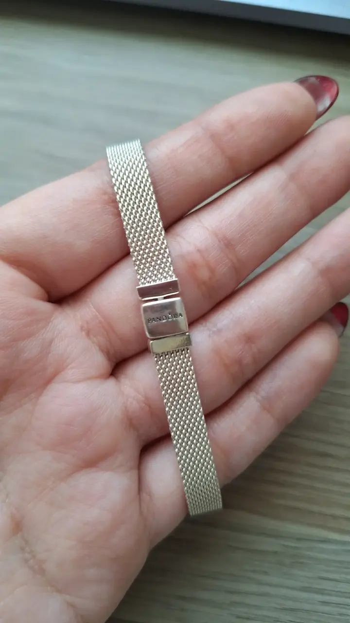 Pulsera Pandora de plata con caja original - 2