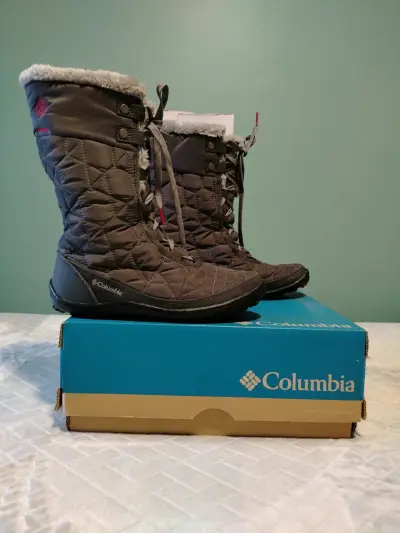 Botas de invierno Columbia marrones con forro - miniatura 1