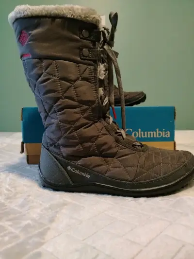 Botas de invierno Columbia marrones con forro - miniatura 2