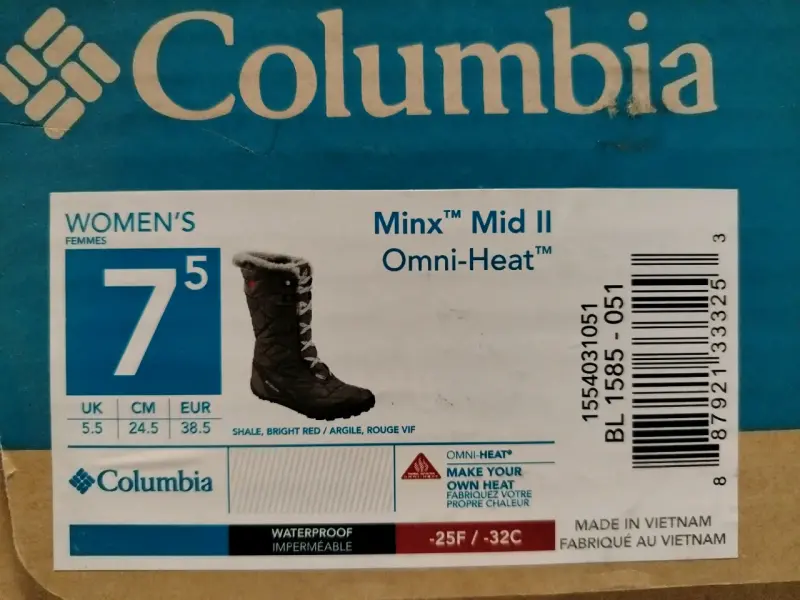 Botas de invierno Columbia marrones con forro - 3