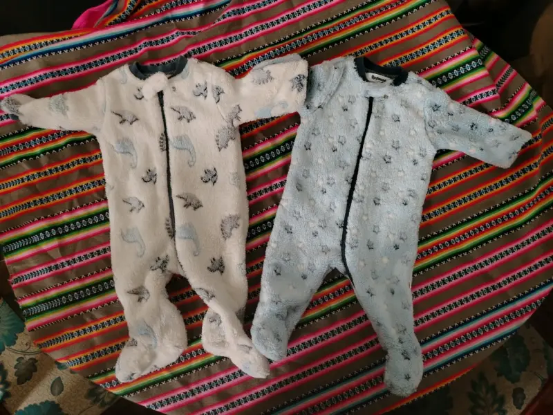 Pijamas enteros de bebé con estampado animal - 1