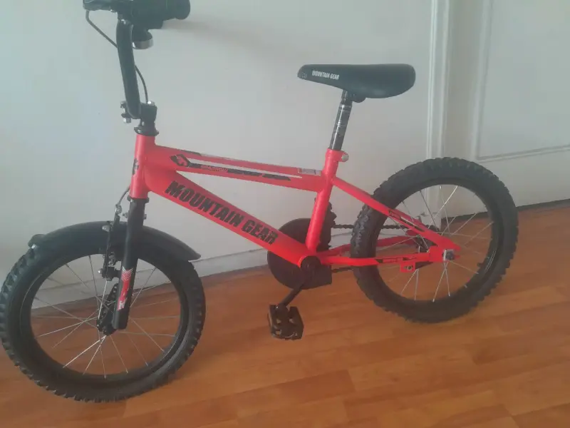 Bicicleta infantil Mountain Gear roja - 1