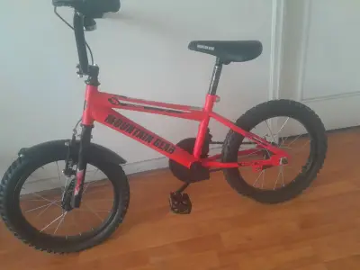 Bicicleta infantil Mountain Gear roja - miniatura 1