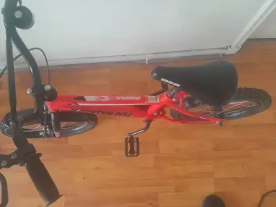 Bicicleta infantil Mountain Gear roja - miniatura 4