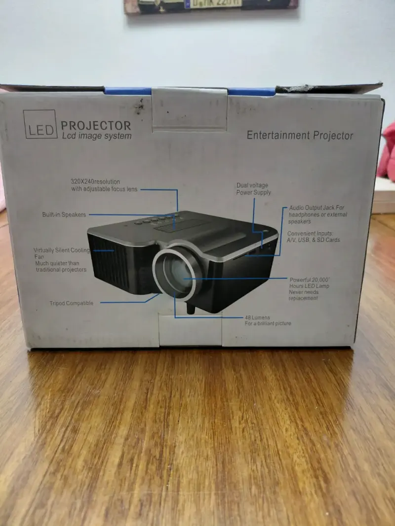 Proyector LED Excelvan con control remoto - 4