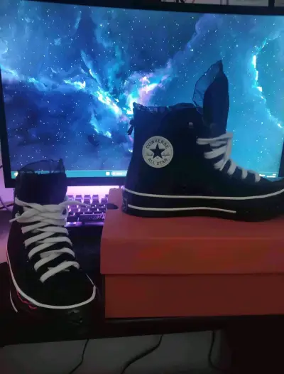 Zapatillas Negras Converse Chuck Originales - miniatura 4