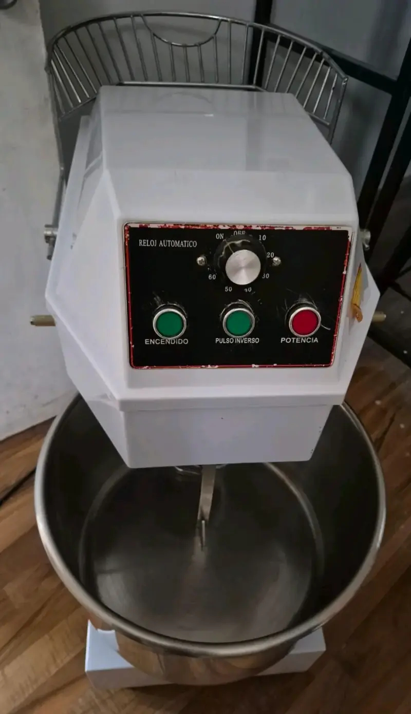 Amasadora industrial 12 kg acero inoxidable - 5