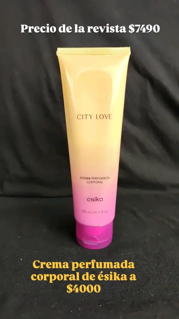 Crema perfumada corporal Ésika City Love