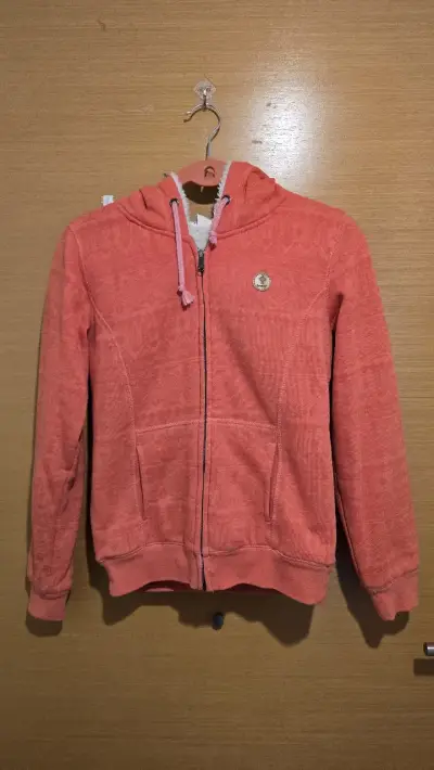 Polerón con capucha coral para mujer - miniatura 1