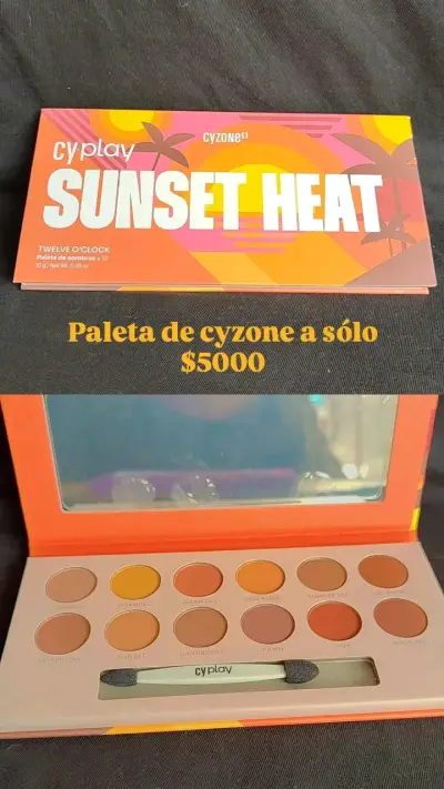 Paleta de sombras Cyzone Sunset Heat - miniatura 1