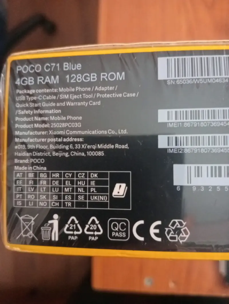 Celular Poco C71 nuevo - 2
