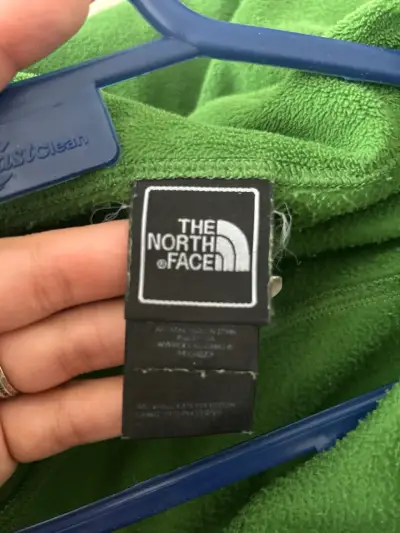 Polar TNF verde cierre completo - miniatura 3