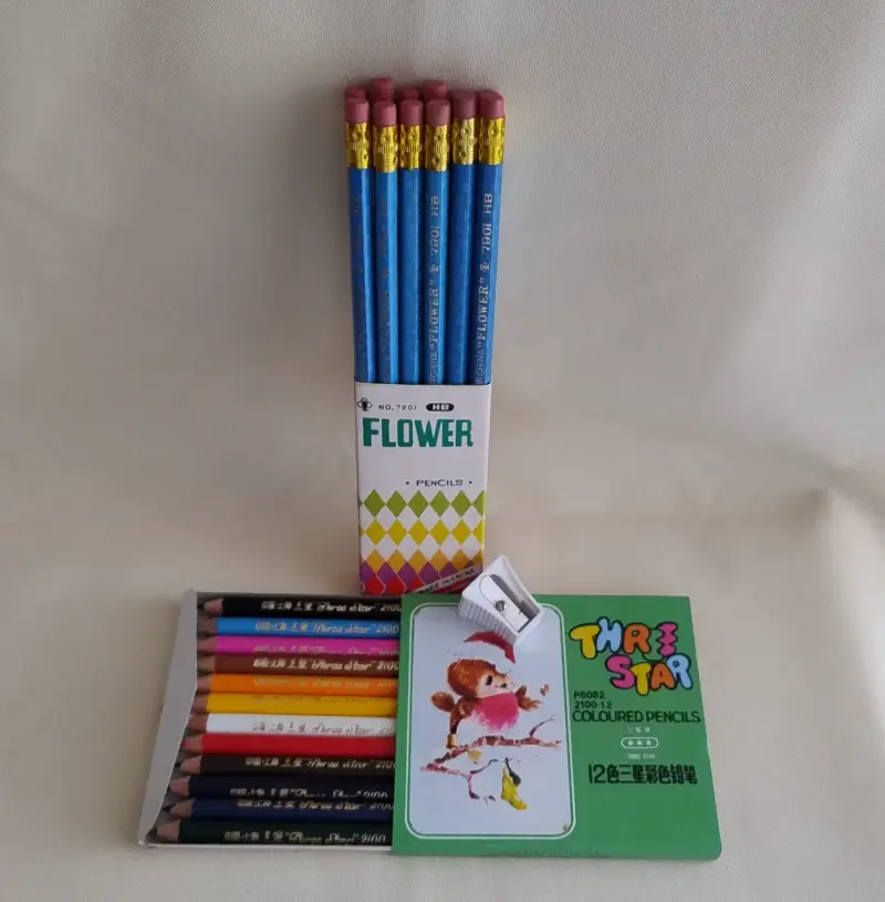 Set de lápices Flower y Three Star Vintage - 5