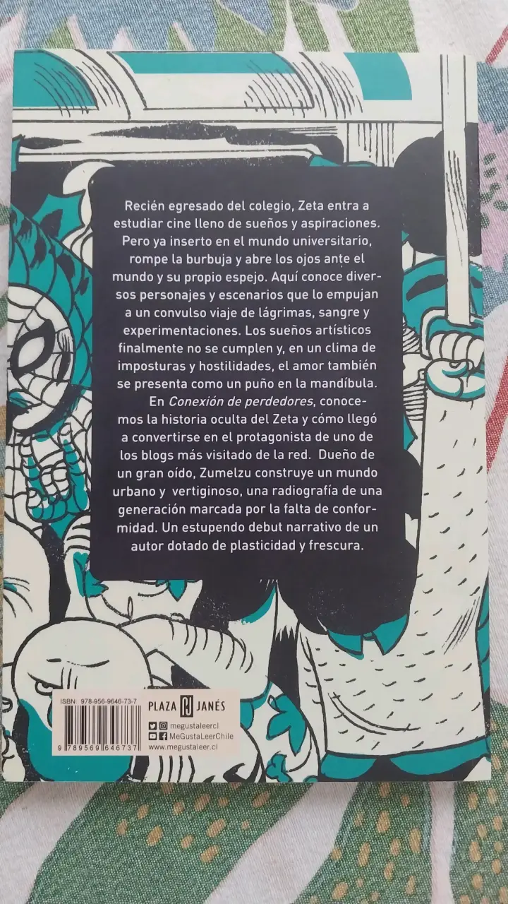 Libro 'Conexión de Perdedores' de Sebastián Zumelzu - 2