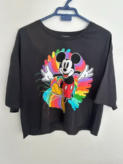 Polera Crop ONLY x Disney Mickey Talla L - miniatura 1