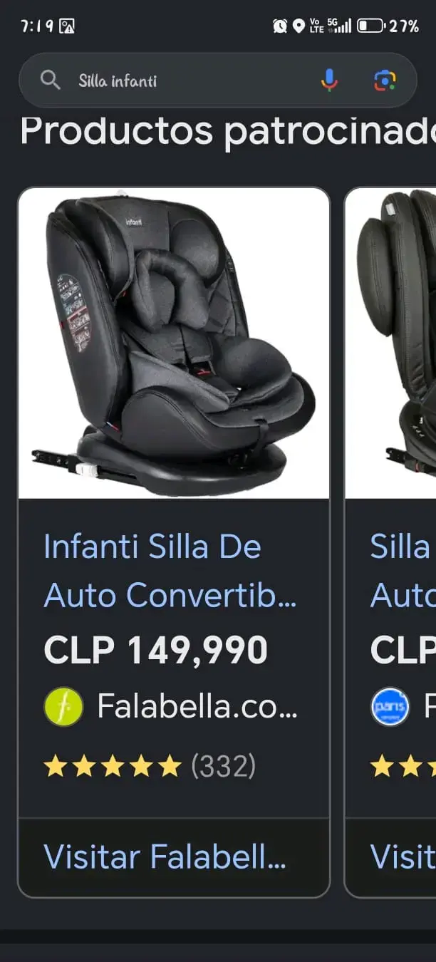 Silla de auto Infanti nueva en empaque - 2