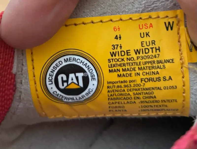 Botines caterpillar 37,5 - 2
