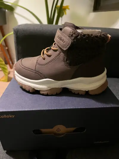 Botines infantiles Colloky marrones - miniatura 1