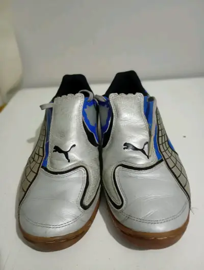 Zapatillas deportivas indoor azul y plateado - miniatura 3