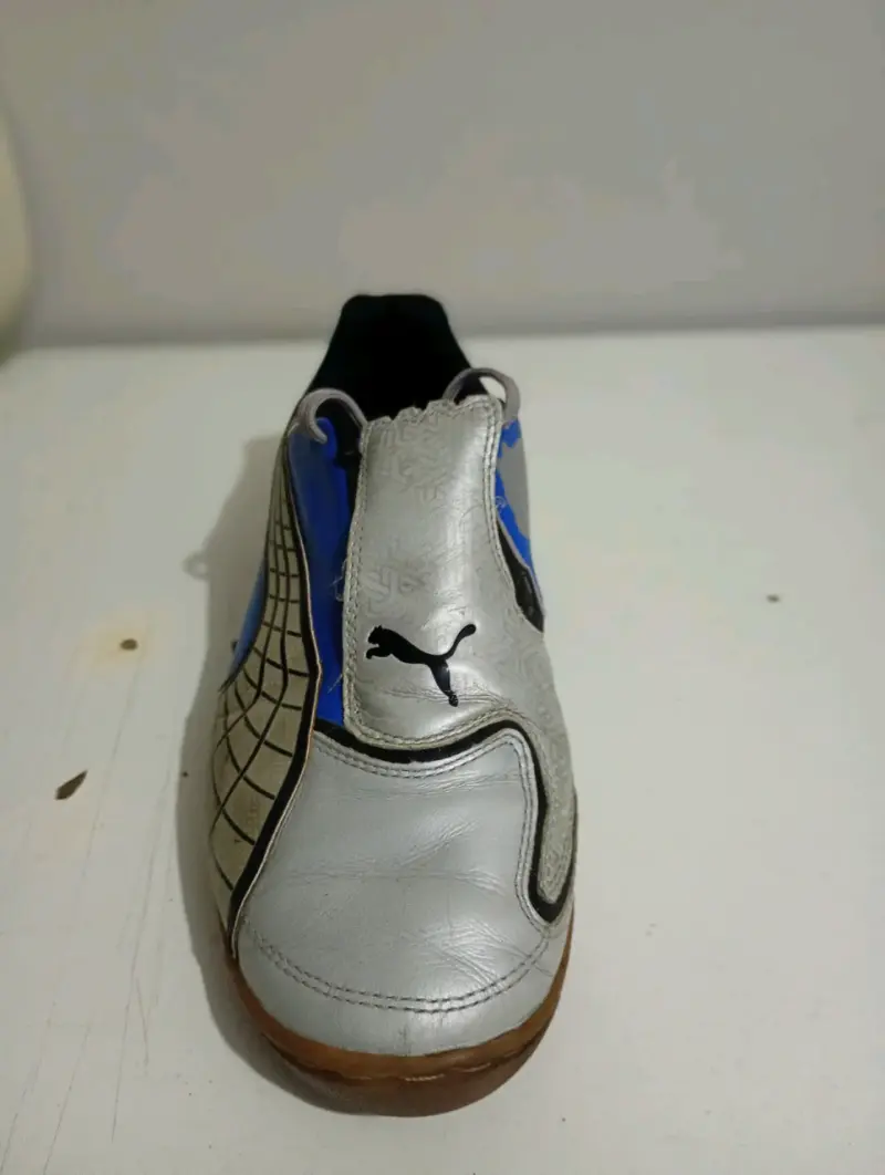 Zapatillas deportivas indoor azul y plateado - 5