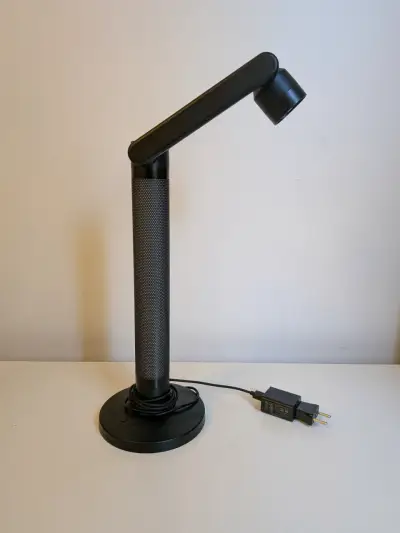 Lámpara de escritorio LED negra ajustable - miniatura 2
