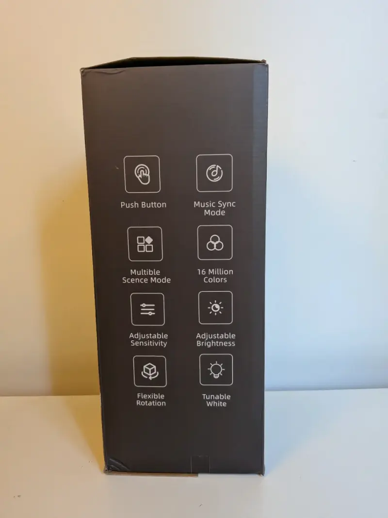 Lámpara de escritorio LED negra ajustable - 4