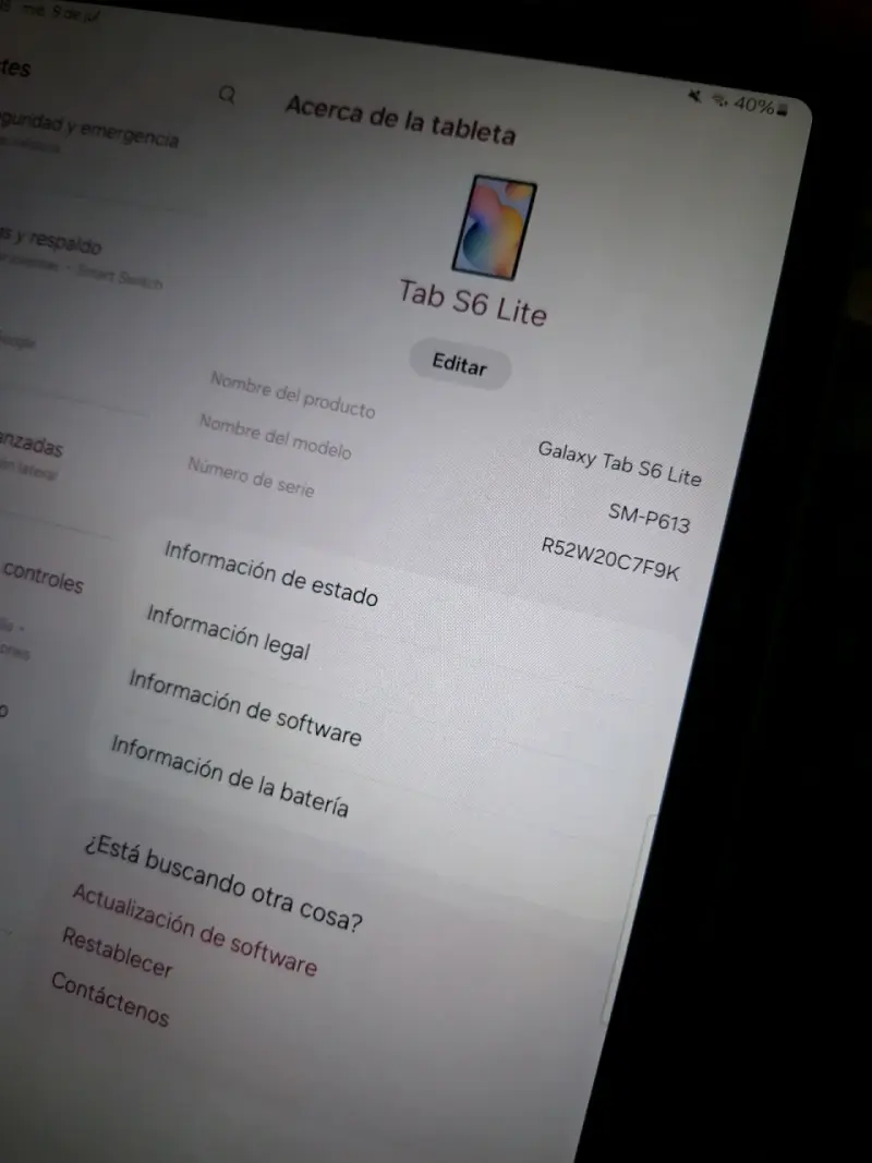 Tablet Samsung Galaxy Tab S6 Lite con caja - 2
