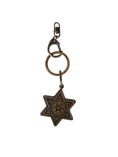 Llavero estrella artesanía toledana - miniatura 3