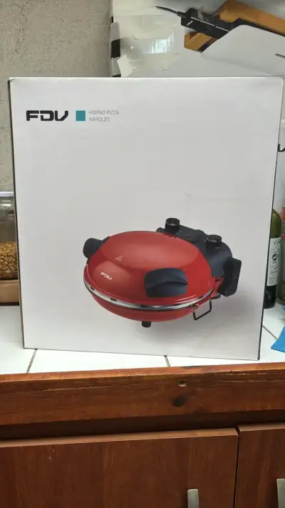 Horno para pizza FDV Nápoles rojo - miniatura 1
