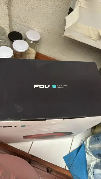 Horno para pizza FDV Nápoles rojo - miniatura 2