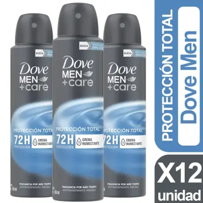 Desodorante Dove Men+Care Protección Tota X12 unid - miniatura 1