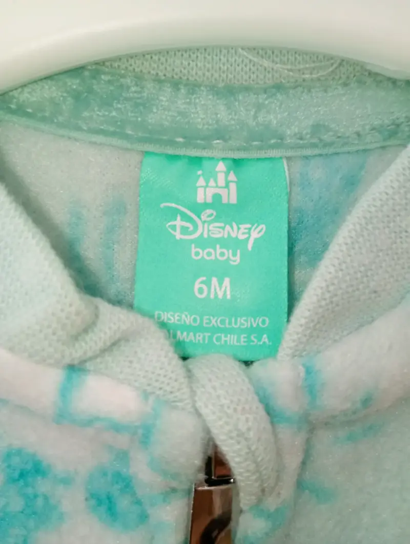 Pijama enterito polar para bebé celeste - 2