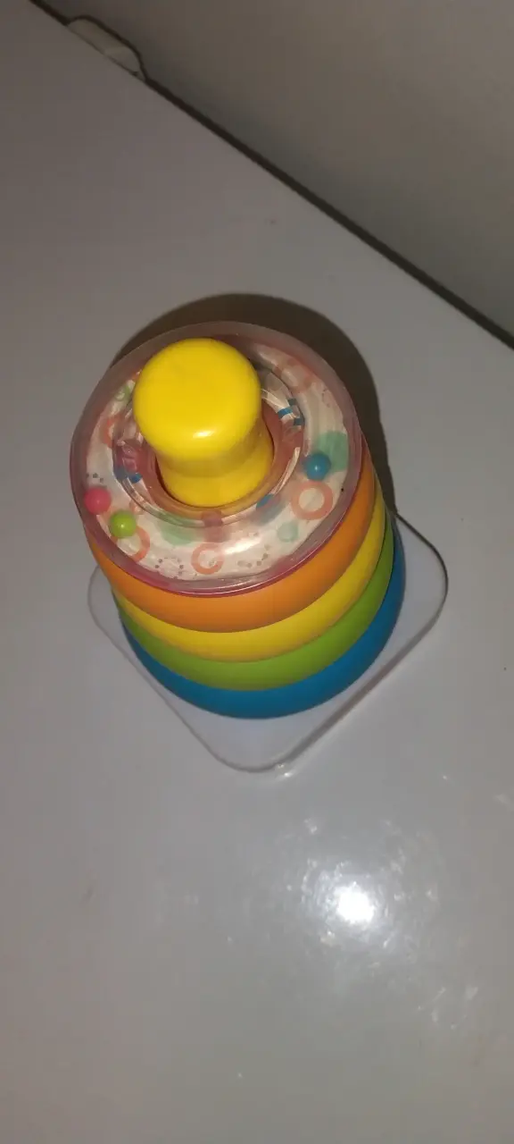 Torre de aros Fisher-Price colores vibrantes - 3