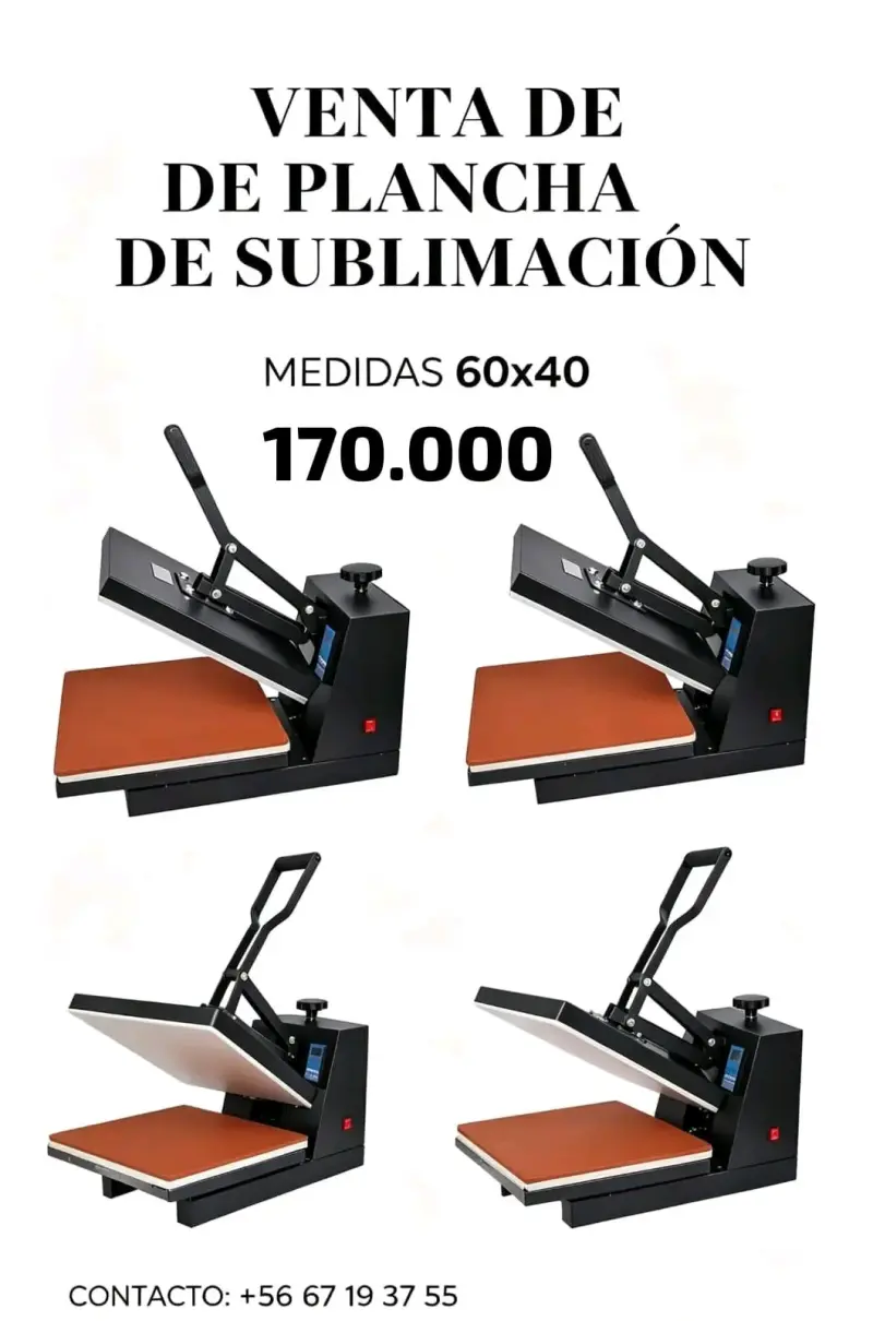 Plancha de sublimación 60x40 cm