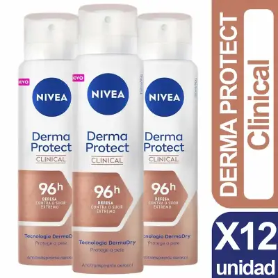Desodorantes Nivea Derma Protect Clinical X12 unid - miniatura 1