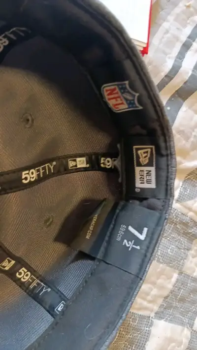 Gorra New Era Raiders 59FIFTY gris - miniatura 4