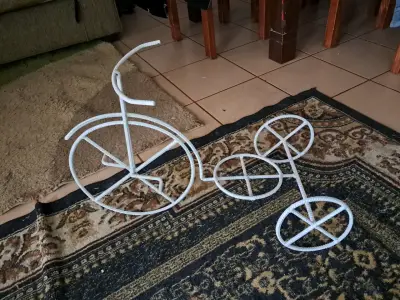 Soportes de macetas en forma de bicicleta - miniatura 3