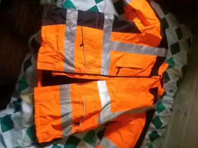 Chaqueta reflectante de alta visibilidad naranja - miniatura 1
