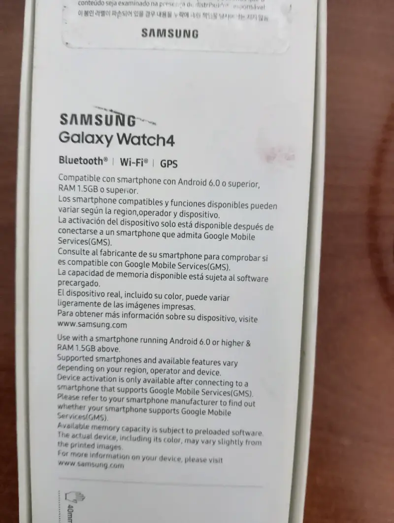Samsung Galaxy Watch4 negro en buen estado - 4