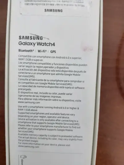 Samsung Galaxy Watch4 negro en buen estado - miniatura 4