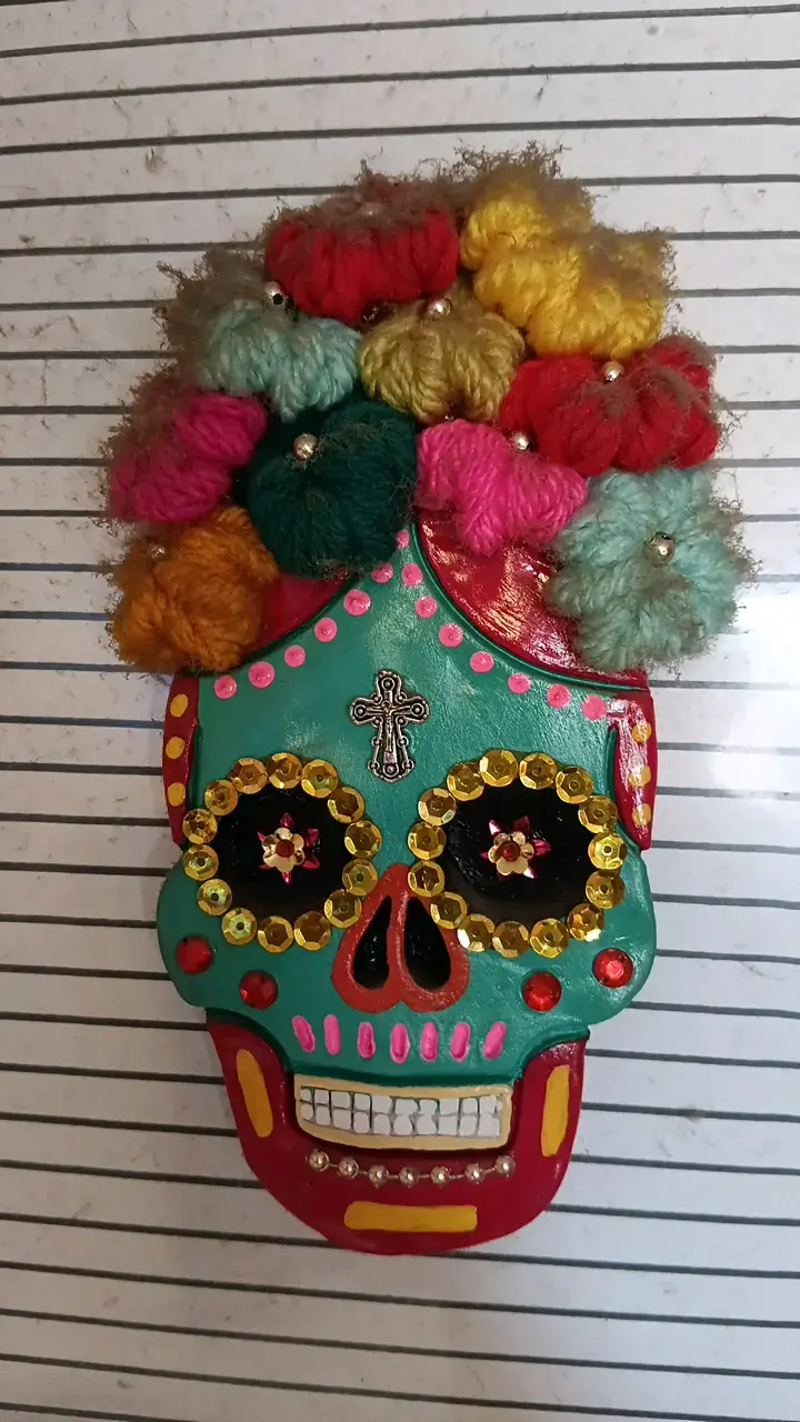 Cuadro decorativo calavera mexicana - 2