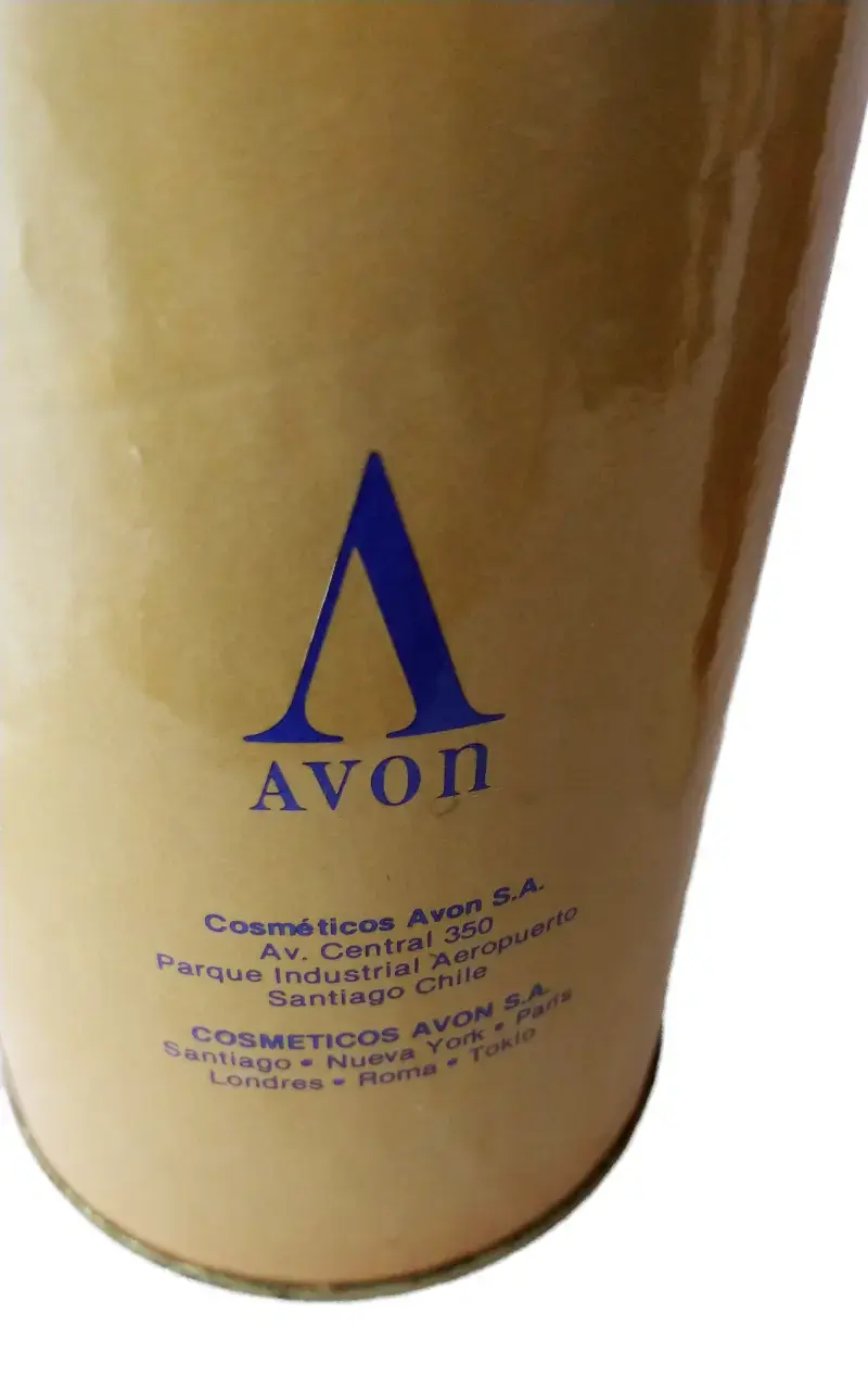 Contenedor Carton Redonda Avon, años 90 - 2