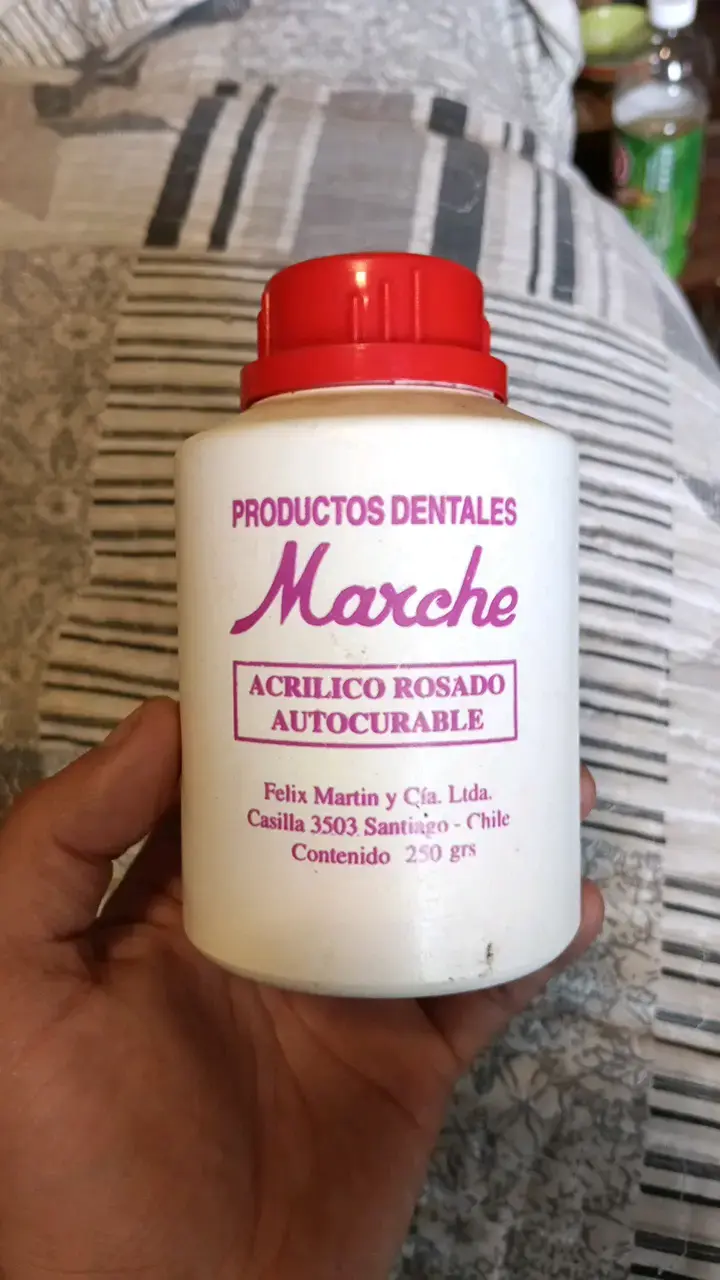 Acrílico Rosado Autocurable Marche 250g