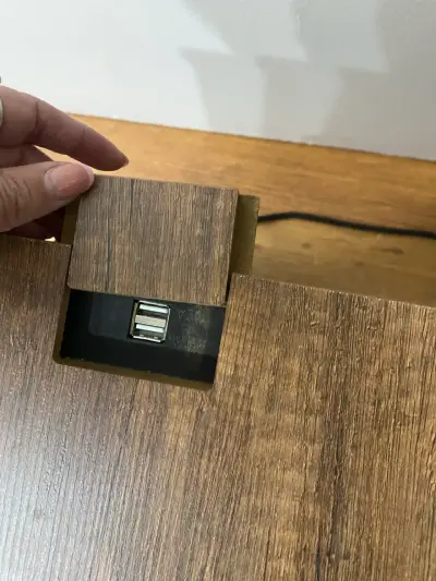 Calefactor eléctrico Thomas estilo madera - miniatura 3