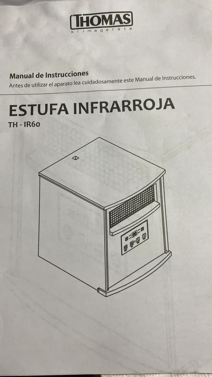 Calefactor eléctrico Thomas estilo madera - 4