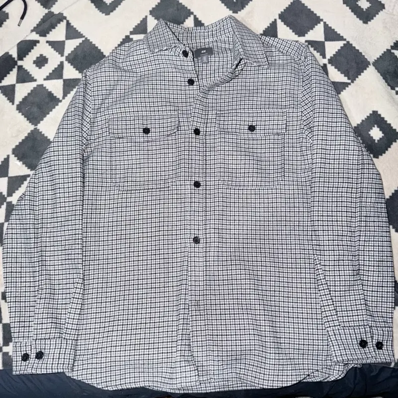 Camisa a cuadros para hombre H&M - 1