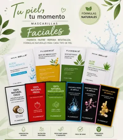 Mascarillas faciales Max Belle y Flamenco - miniatura 1