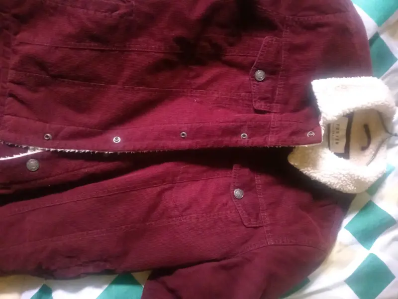 Chaqueta Foster burdeo con forro de lana - 2
