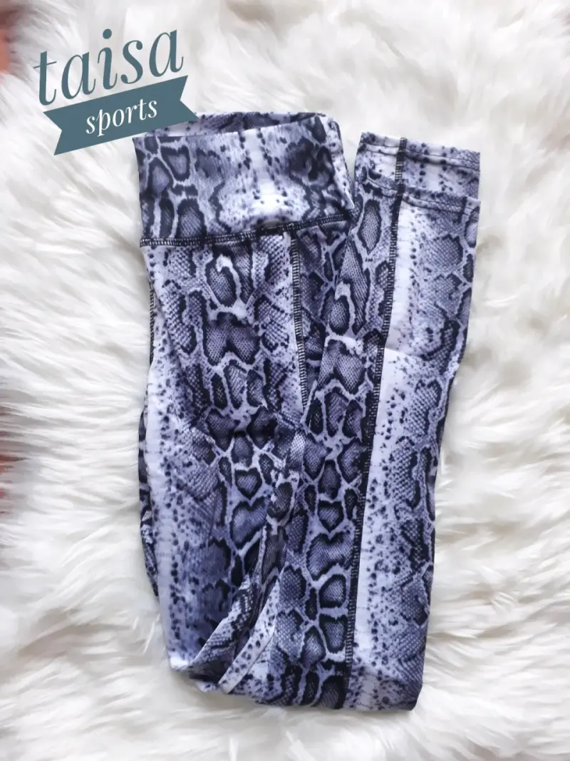 Leggings deportivos estampado serpiente talla m - 1