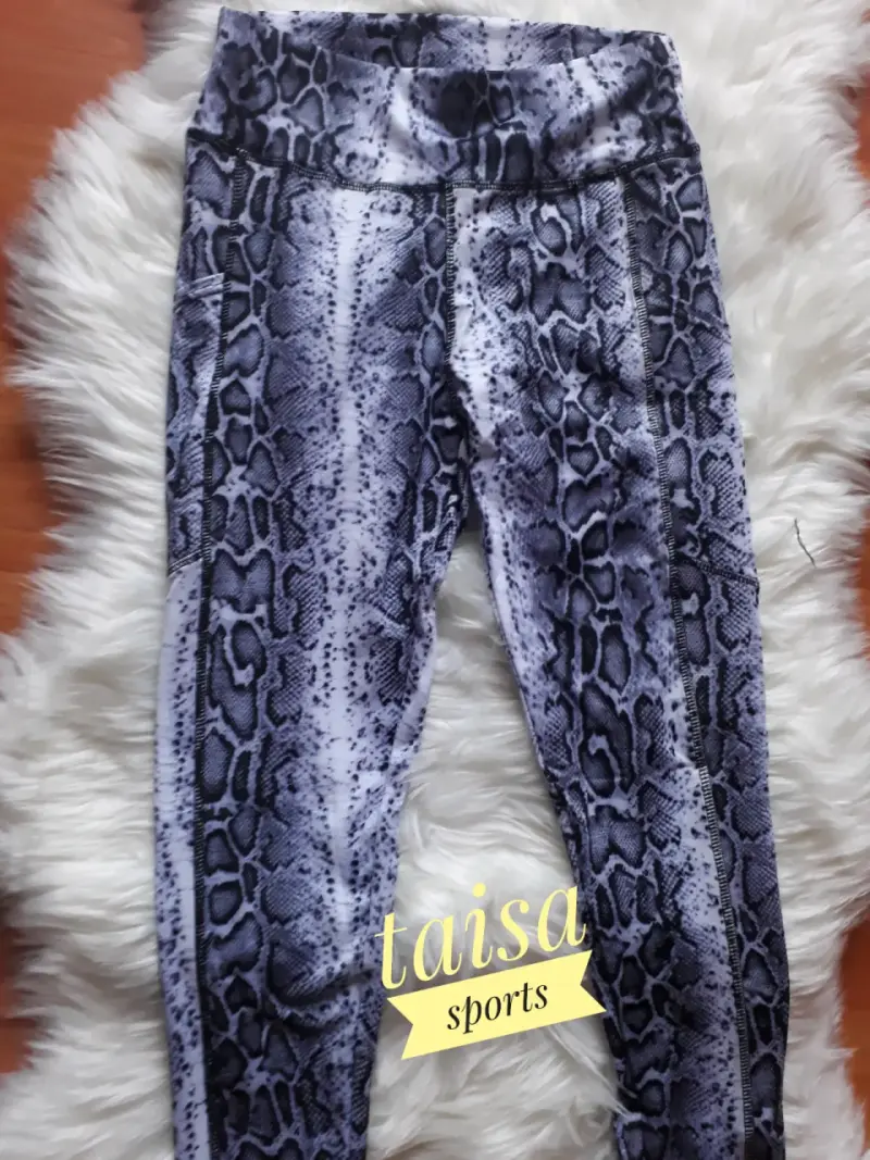 Leggings deportivos estampado serpiente talla m - 2
